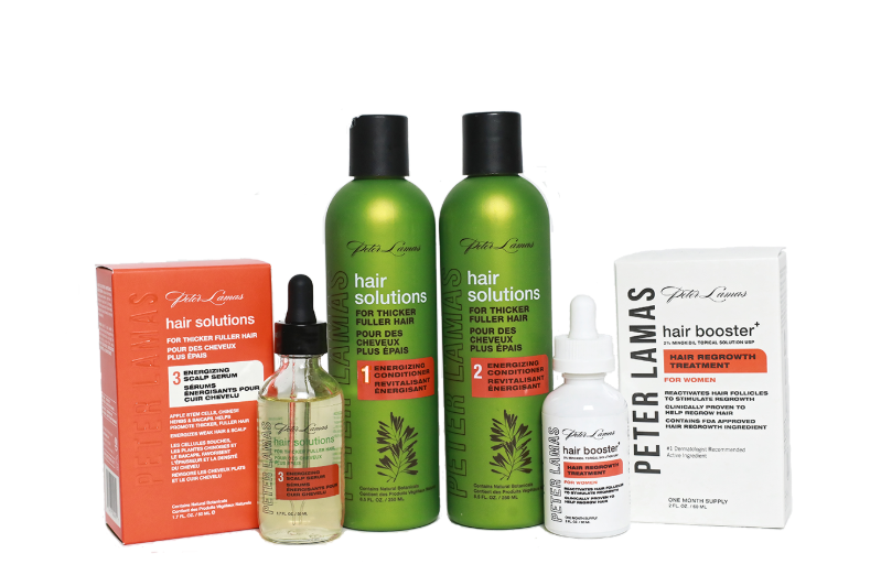 Hair Solutions | 3-Step Energizing System for Hair Growth w/ Hair Booster+